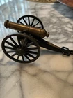 VTG BRASS & CAST IRON FIELD REPLICA WAR CANNON 60’s SOUVENIR LABELED ROCK CITY