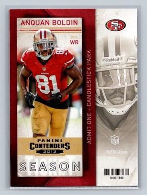 2013 Panini Contenders #2 Anquan Boldin San Francisco 49ers