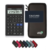Casio Fx-82 Solar Ii Taschenrechner + Schutztasche Schwarz