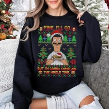 Bob Belcher Ugly Christmas Sweatshirt, Bob's Burgers , Family Christmas ,