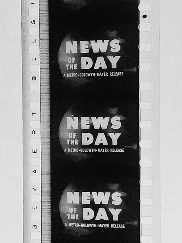 35mm Film – News of the Day 1963 The President Is Assassinated  JFK