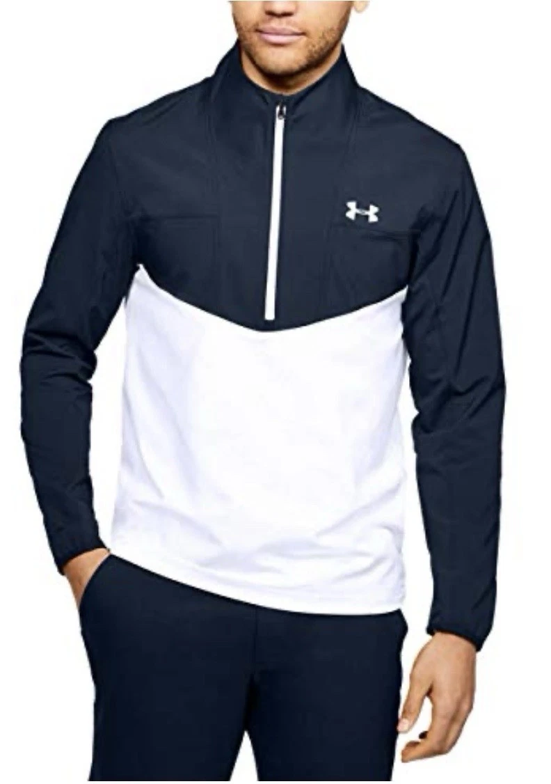 Under Armour Storm Windstrike Golf 1/2 Zip Jacket Academy White Men’s 3XL NWT