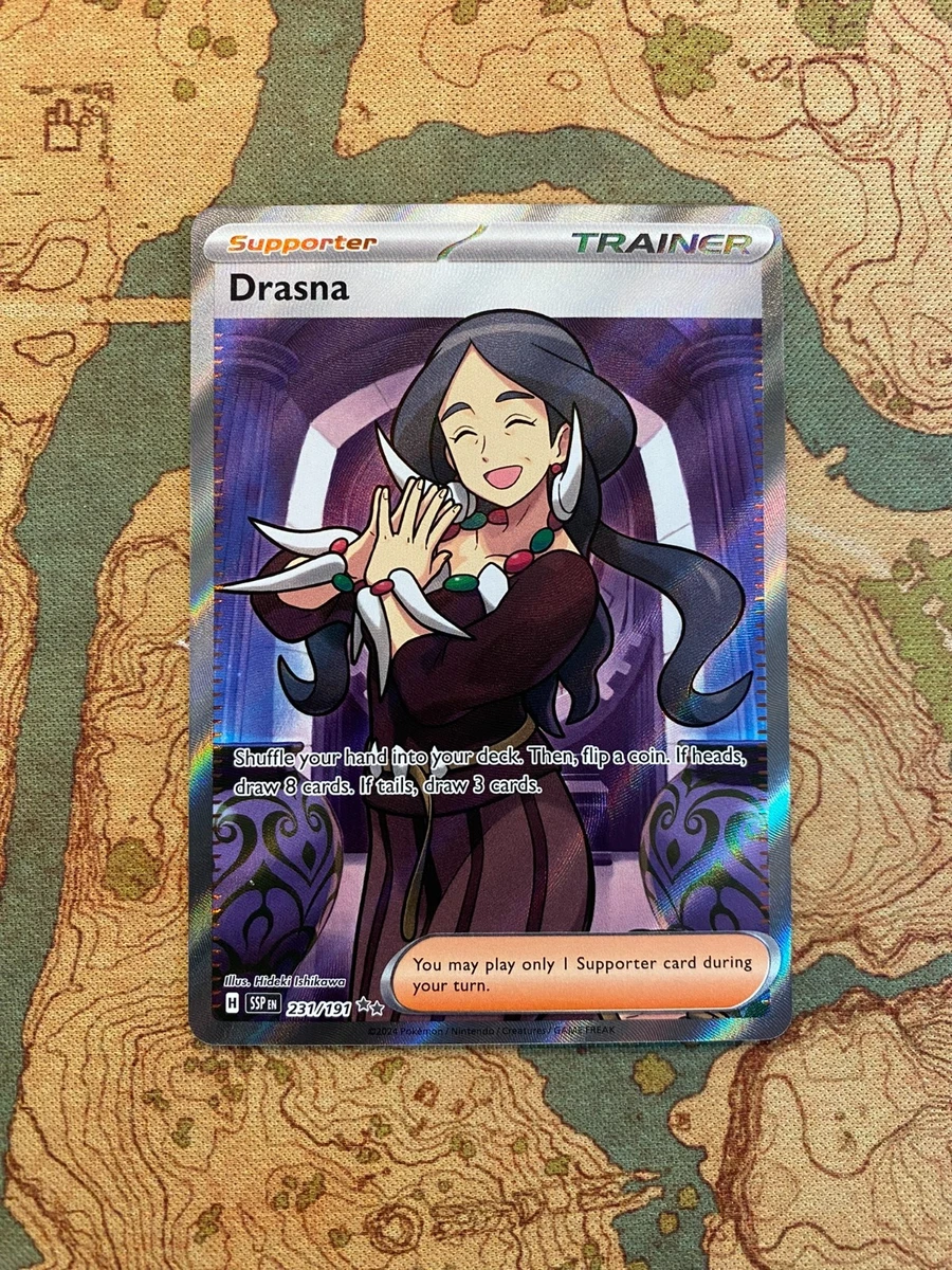 drasna pokemon card Drasna 231/191 Sv08: Surging Sparks for sale