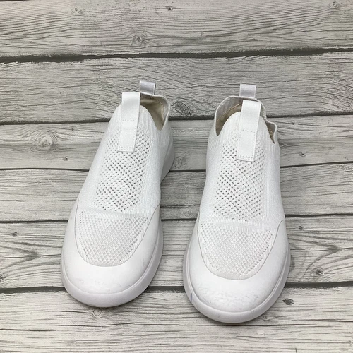 UGG Koolaburra scarpa donna Yosha slip on taglia 7 5 sneaker in maglia bianca