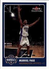 2001 Fleer Tradition WNBA #32 Murriel Page