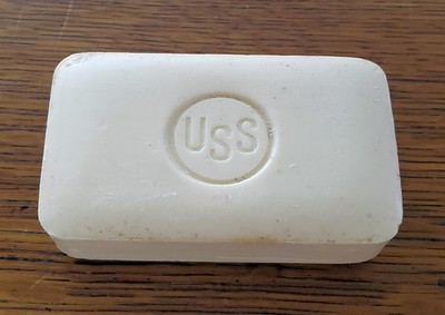 Vintage USS United States Steel Corporation Coal Mine Worker Miner Bath Bar Soap