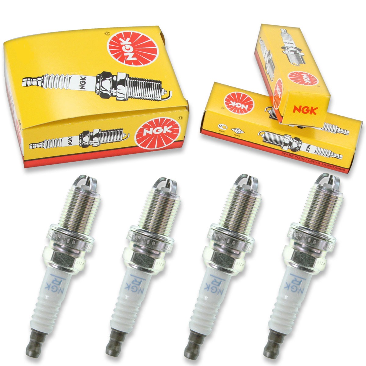 4 pc NGK 5496 BKUR7ET Standard Spark Plugs for K22PB F6LTCR 5069 101 000 033 xf