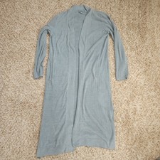 Barefoot Dreams Cozychic Ultra Lite Womens S Gray Cardigan BDWCU22352