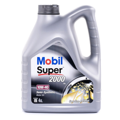 MOBIL Super 2000 X1 10W-40 4 Liter Motoröl Teilsynthetisch 229.1 501 01 505 00