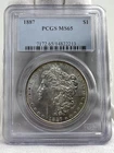 1887-P $1 Morgan Dollar PCGS MS65 Philadelphia 90% Silver US Coin
