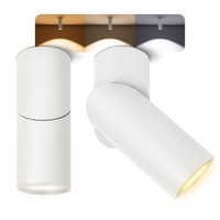2X TOBI-L Spot Strahler Schwenkbar Led 3In1 GU10 Dimmbar Lumiflex 6W Deckenlampe
