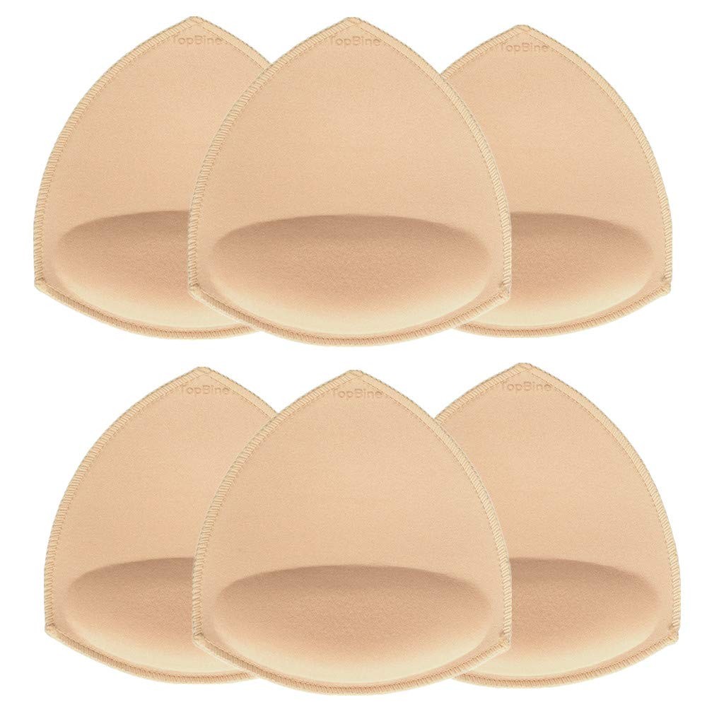 Bra Pads Inserts Women's Sports Cups Removable Bra Insert for Bikini Swimsuit...