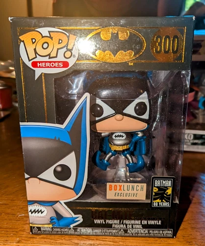 Funko POP! DC Batman  BAT-MITE #300 METALLIC Boxlunch EXCLUSIVE! Vinyl Figure