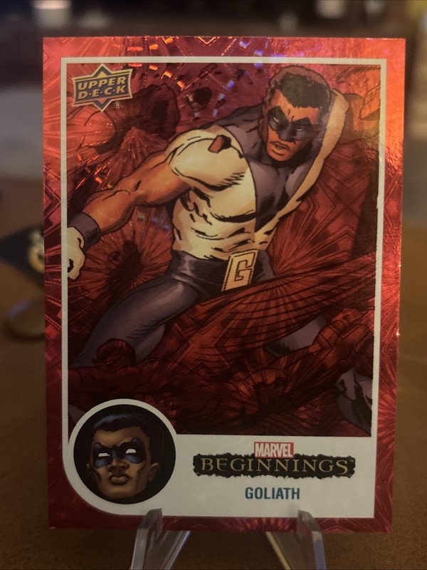 2022 Upper Deck Marvel Beginnings Goliath Red Supernova Card #136