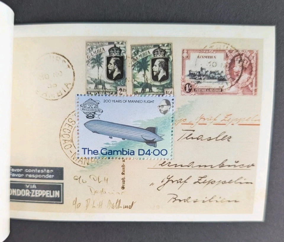 The Gambia 1983 200 Years Anniversary Manned Flight Booklet MUH - image 2 of 4