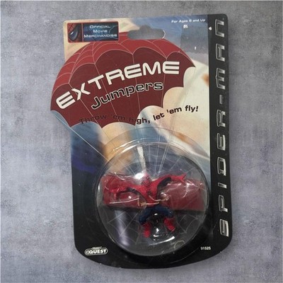 Manley Toy Quest Spider Man Extreme Jumpers Figur 2002 Vintage Original