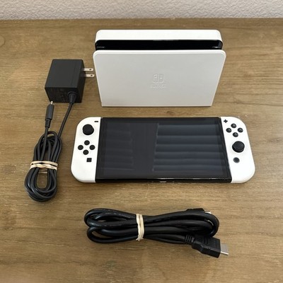 Nintendo Switch OLED Model HEG-001 Handheld Console - 64GB - White
