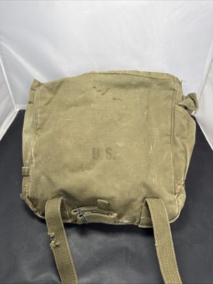 Vintage US Army M-1945 Combat Field Pack Backpack Korean Vietnam