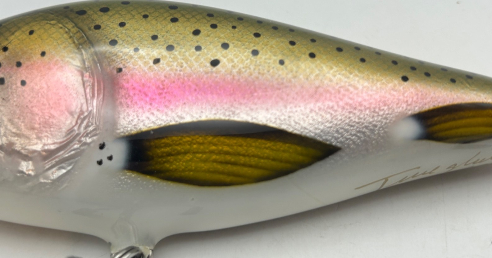 Trueglide Hustler Musky Glide Bait Joe Peterson Custom Trout Signed 2023 - Image 8