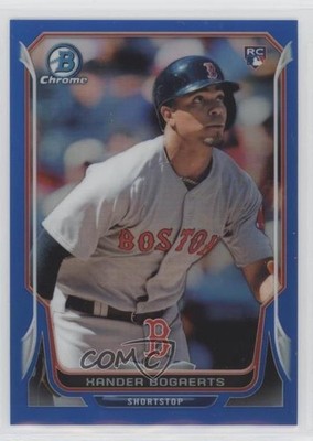 2014 Bowman Chrome Blue Refractor 2/250 Xander Bogaerts #1 Rookie RC 1og