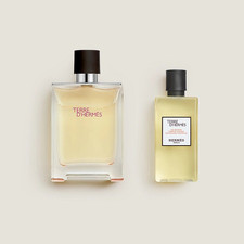 Fragrance Gift Set Men 100ml EDT & 80ml Shower Gel Earthy Tones Luxury Gift Box.