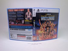 Replacement Case -NO GAME- WWE2K24 40 Years of WrestleMania - Physical PS5 Case