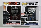 Clone Wars The Bad Batch Star Wars Funko Pop Echo 447 Wrecker 413 Lot Disney New