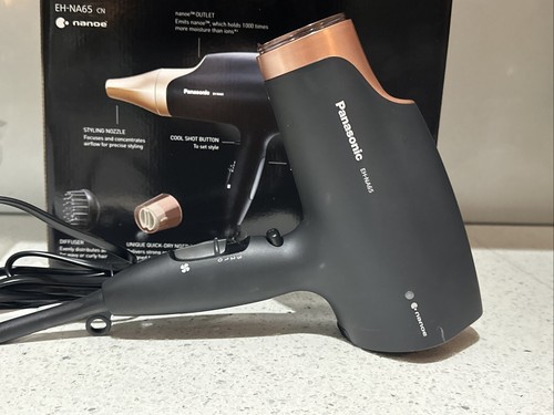 Panasonic EH-NA65 Nanoe Hair Dryer Quick Dry Nozzle Diffuser Moisture Care - Picture 8 of 14