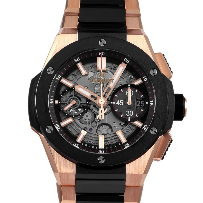 Hublot — Hublot Big Bang 451.OM.1180.OM Ceramic Pink Gold 42.0mm Black Dial #YKW161
