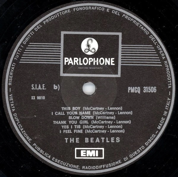 The Beatles - The Beatles In Italy LP Comp Mono M/Print RE Schallplatte 210232 - Bild 4 von 4