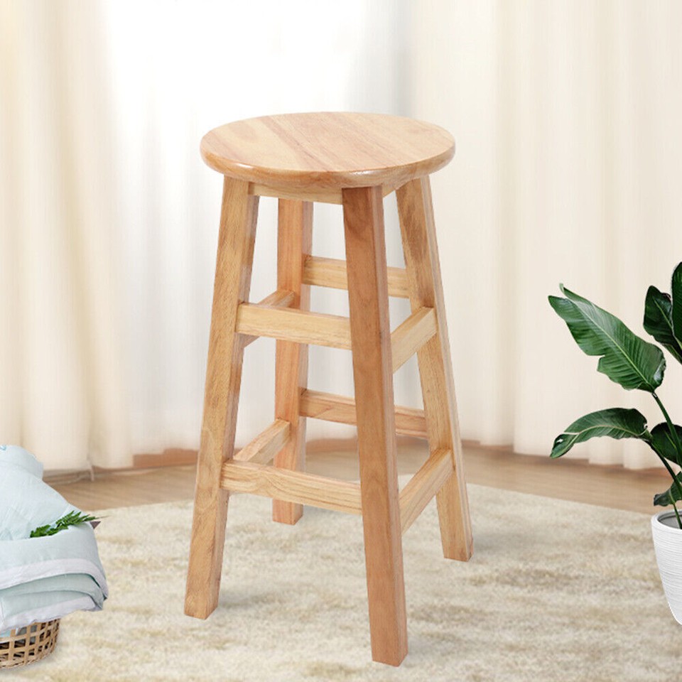 Wooden Bar Stools Kitchen Stools Breakfast Seat Bar Stool Pub Dining