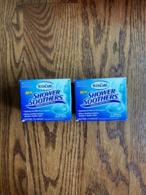 Lot of 2 SudaCare Shower Soothers Vaporizing 5 Tablets Nasal Congestion Cold NEW