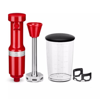 KitchenAid Variable Speed Corded Hand Blender KHBV53ER Empire Red