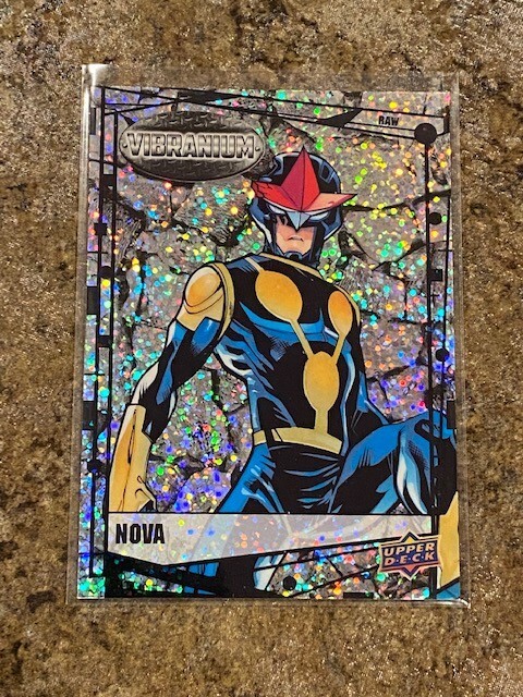 2015 Marvel Vibranium Raw Insert #77 NOVA Combo Shipping NM/MINT😍😍*