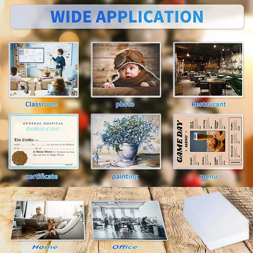 9" x 11,5" Klar Thermo Laminier Beutel Letter-Format Kaschiermaschine Blätter 5 Mil - Bild 7 von 14