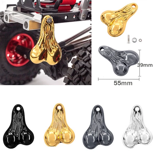 Eggs Hanging Ballz Truck Nutz Bumper Balls Bull Nuts for 1/10 1/8 RC Model Car