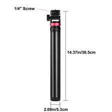 Extendable Tripod Aluminum, 81" Portable Adjustable Light Stand with 1/4" Screw