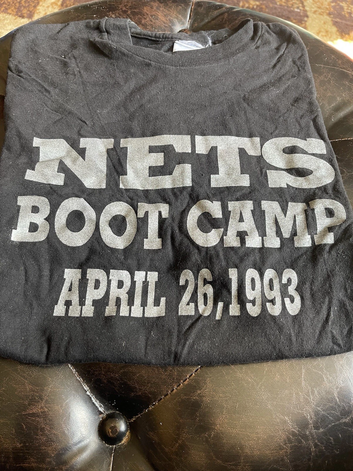 Nets Basketball Retro Boot Camp T-Shirt