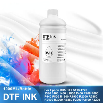  DTF Ink 1000ML  For Epson Print head i3200 XP600 TX800 L1800 1390 L805 ptinting