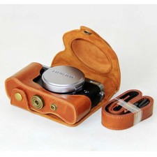 Leather Camera Case Bag Protector For FUJIFILM X100 X100T X100s X100F X100V