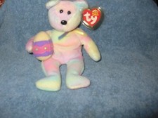 TY Beanie Baby  EGGS 2006 the Easter Bear (8.5 inch)  B/N/W/T