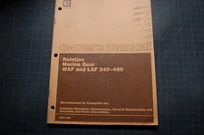 CAT Caterpillar REINTJES MARINE GEAR Owner Operator Service Parts manual book
