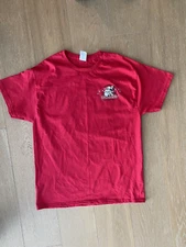 Hanes Mr. Donut Mel Winchell's Donut House  T-Shirt Large New Happy Holidays