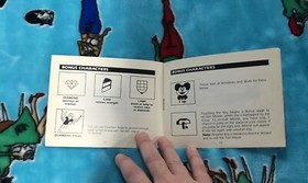 Nintendo NES Video Game Instruction Manual Mickey Mousecapade