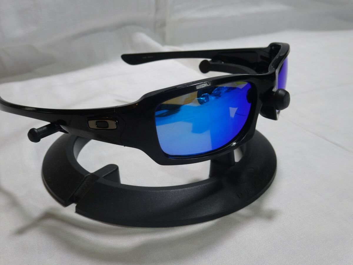 Oakley Fives Squared Sunglasses Black Frames Polarized Blue Oakley Fives Squared Sunglasses Black Frames Polarized Blue