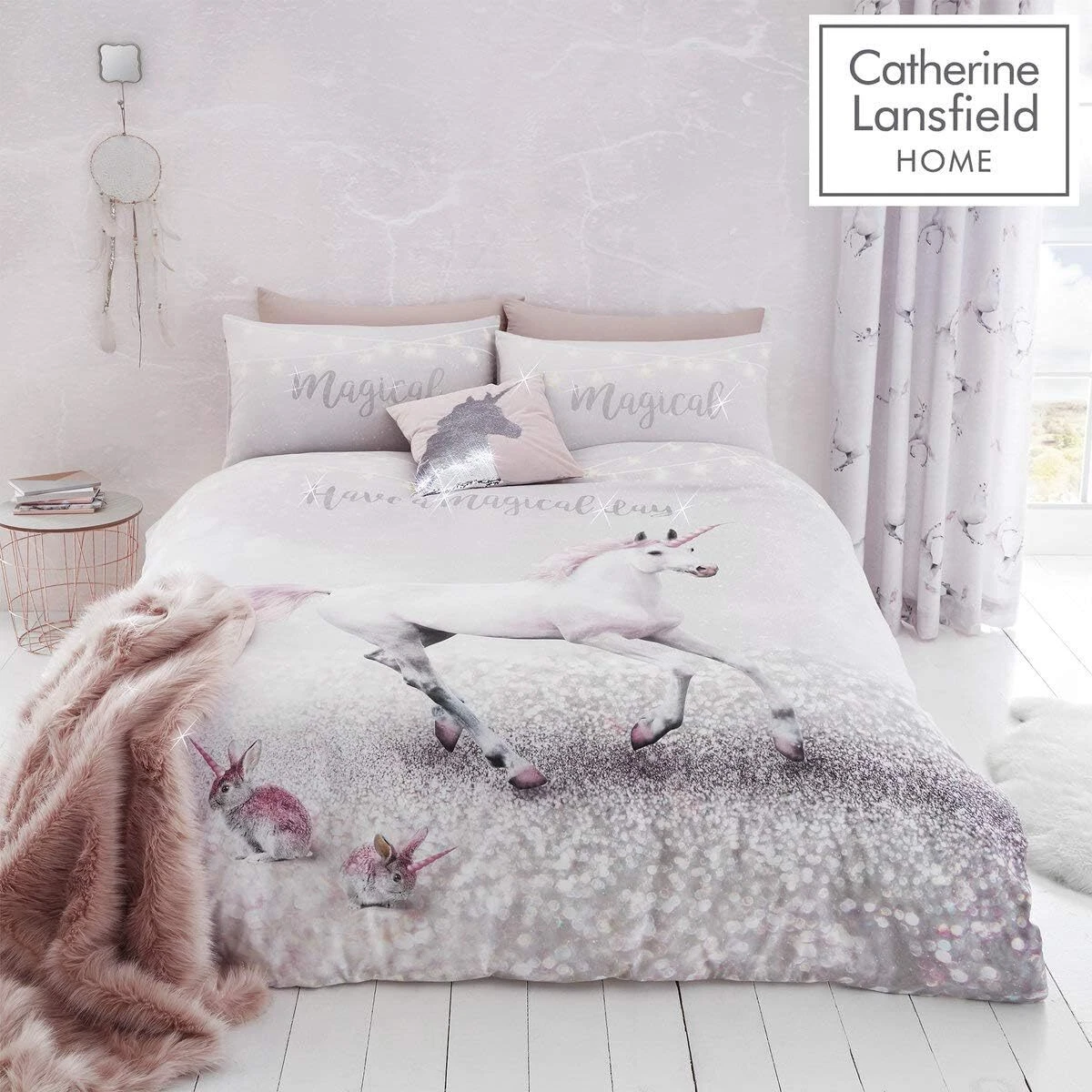 Unicorn fitted top sheet single