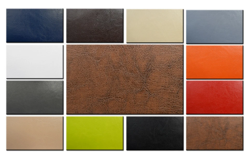 MAX GESCHÄFT Kunstleder Glatt 12 Farben GAZELLE MARGARITA Leder PVC Meterware Polster