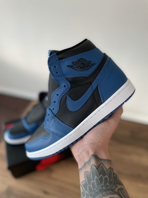 Nike Air Jordan 1 High Retro OG Marina Blue UK 8 / US 9 / EU 42.5 Brand New  | eBay