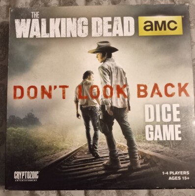 The Walking Dead Don't Look Back Zombie Dice Board Game Cryptozoic COMPLETE