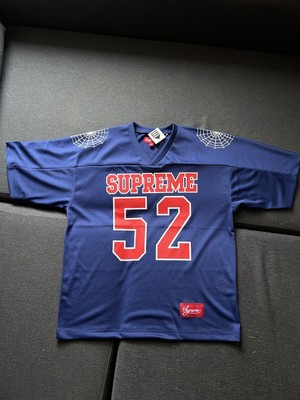 Supreme Spiderweb Football Jersey Navy - Medium Brand New | eBay